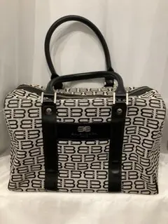 BALENCIAGA レザーボストンバッグ メタルプレート 黒 - メルカリ