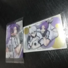 ブルーロックウエハースカード凪誠士郎＋御影玲王ビジュアルレア　御影玲王2枚セット