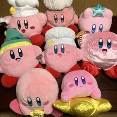 星のカービィ　まとめ売り　８体　ぬいぐるみ　【コレクションにどうぞ】