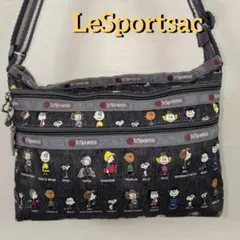 LeSportsac レスポートサック スヌーピー ショルダーバッグ 収納豊富