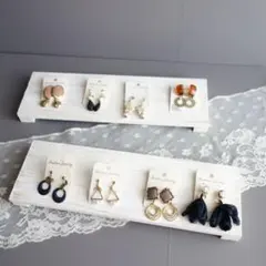 折り畳み アクセサリー ディスプレイ棚 ホワイト 什器 新 - メルカリ