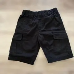 COMME CA ISM ブラック　ハーフパンツ　90cm