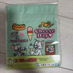 トムとジェリー 巾着ポーチ 2種セット 一番くじ