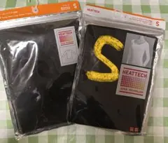 ユニクロヒートテック Uネック 八分袖Sサイズ 2枚セット