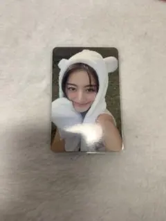 TWICE ジヒョ　with you-th 熊トレカ