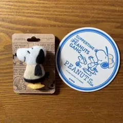 スヌーピー ペリカンズ ぬいバッジ&スヌーピーカフェ　コースター1枚