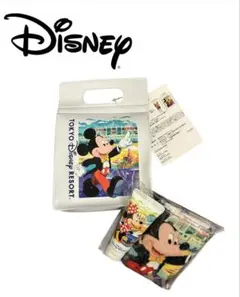 東京ディズニーリゾート限定 未開封 ハンドクリーム ミニタオル ショッパー柄