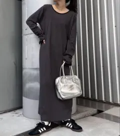 チャオパニックティピー　USAコットンバックオープン配色リンガーワンピ