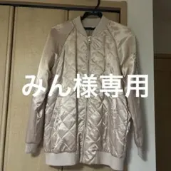 Stradivarius ピンクベージュ キルティングジャケット S ほぼ未使用