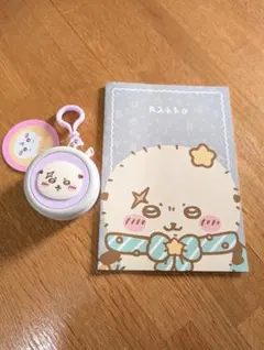 ●ちいかわ●ラッコ●まんまるミニシリコンポーチ●オリジナルA5ノート●2個セット
