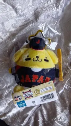 サンリオ 侍ジャパン タイトーくじ C賞 マスコット ポムポムプリン WBC