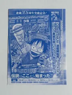 週刊少年ジャンプ　2023年6・7合併号付録　モンキー・Ｄ・ルフィ　P-033