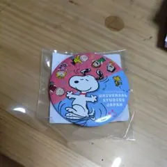 スヌーピー 缶バッジ ユニバーサル・スタジオ・ジャパン