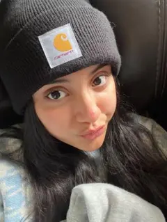 Carhartt ニット帽 ビーニー ブラックのサムネイル