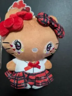 キティ 平成レトロ コギャルシリーズ マスコットポーチ 制服 ヤマンバ　日焼け