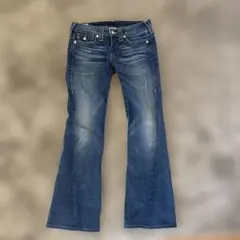 トゥルーレリジョンY2K フレアで二デニムパンツ ストレッチのサムネイル