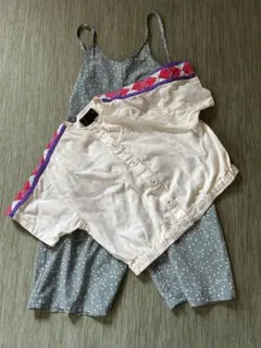 サロペットとトップス　セット