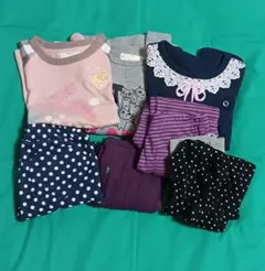 七分袖Tシャツ トレーナー ズボン セット