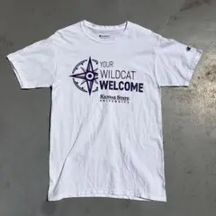 USA古着 チャンピオン カンザス州立大学 Tシャツ Sサイズ ホワイト 白色