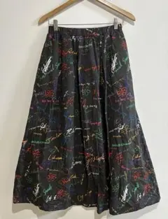 ロデオクラウンズ RODEO CROWNS総柄 レトロ感 パターンスカート