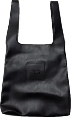 Y-3 スクエアロゴ トートバッグ ブラック A4収納