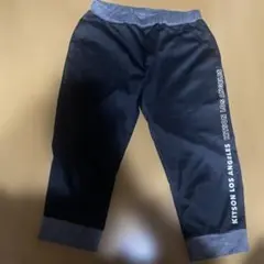 kitson ジャージパンツ　７分丈 黒