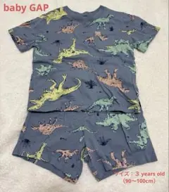 【baby GAP】恐竜柄 Tシャツ&ショーツ セットアップ