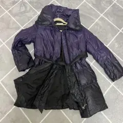 バーニーズニューヨーク　パープル　グラデーション　ダウンコート
