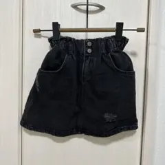 ザラ　黒 デニムスカートgap 110 next プティマインユニクロ