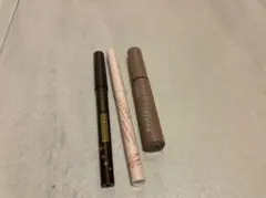 セザンヌ　マスカラソフトグレージュ　コンシーラー　アイライナーブラウン