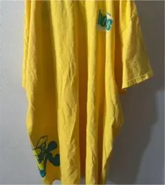 Reebok リーボック両面プリントTシャツ 黄色 XL