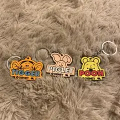 ディズニー くまのプーさん ストラップ 4点セット