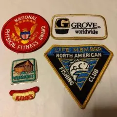 ワッペン　GROVE フィッシング　アメリカ