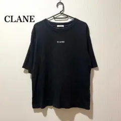 大人気 商品 CLANE クラネ ロゴ 黒 Tシャツ ブラック シンプル 秋