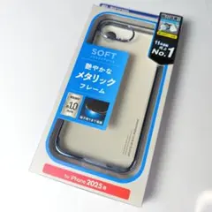 iPhone 16e ソフトケース メタリックペールブルー 824