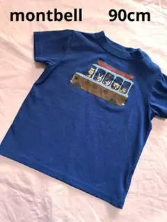 4️⃣850円 montbell 90cm Tシャツ 動物キャラクター