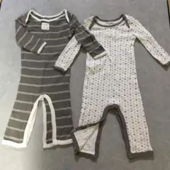 長袖ロンパース　3-6M