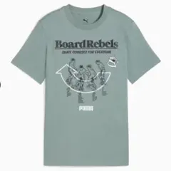 PUMA Board Rebels Tシャツ グリーン 140cm