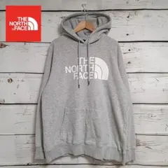 THE NORTH FACE 裏起毛 グレー パーカー USA:L相等
