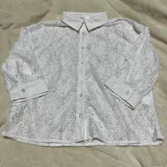 レースブラウス ブラウス 五分丈 Sサイズ 美品 春服 夏服 レース 春 夏