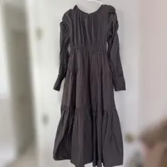 GRL グレイル　長袖ワンピ　グレー色