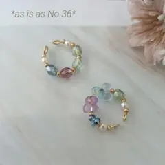 *as is as No.36　イヤーカフ　セット　ハンドメイド*