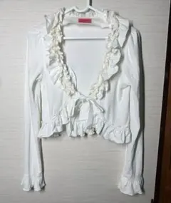 BABY THE STARS SHINE BRIGHT レースフリルボレロ　白のサムネイル