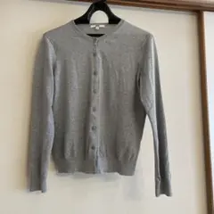 ユニクロ　グレー XL カーディガン 美品☆