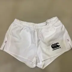 canterbury ラグビーショーツ ホワイト　フィットタイプ