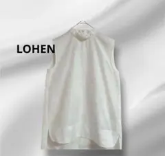 ローヘンLOHEN ブライトサテンフロントタックブラウス - メルカリ