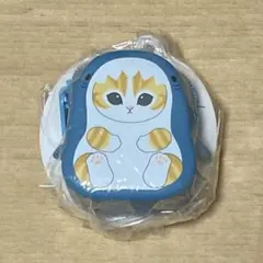 【ブルー×キャメルカラー】mofusand サメにゃんシリコンポーチ
