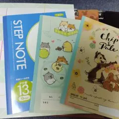 ファイル１個、クリップボード2個 、ノート3冊のセット