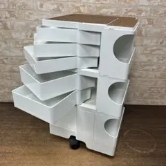 ◎使用感少 ボビーワゴン リプロダクト 2段 ホワイト デザイナーズ
