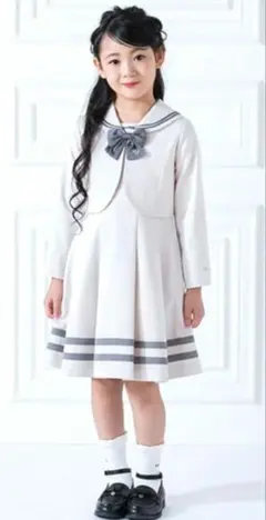 【極美品】mezzo piano セーラーカラーアンサンブル ワンピースセット